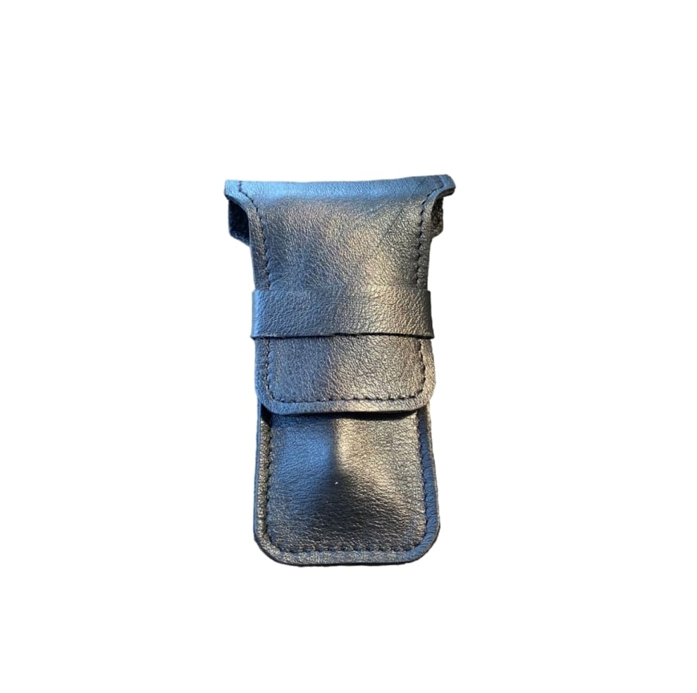 Skeermes - Black Square Edged Safety Razor Pouch