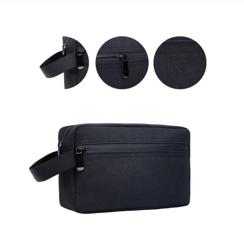 Skeermes - Small Black Shaving Dopp Kit