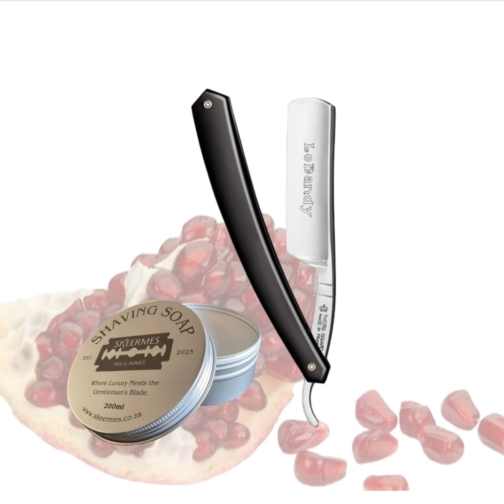 Skeermes - Shaving Soap & Thiers Issard - Le Dandy Straight Razor Combo