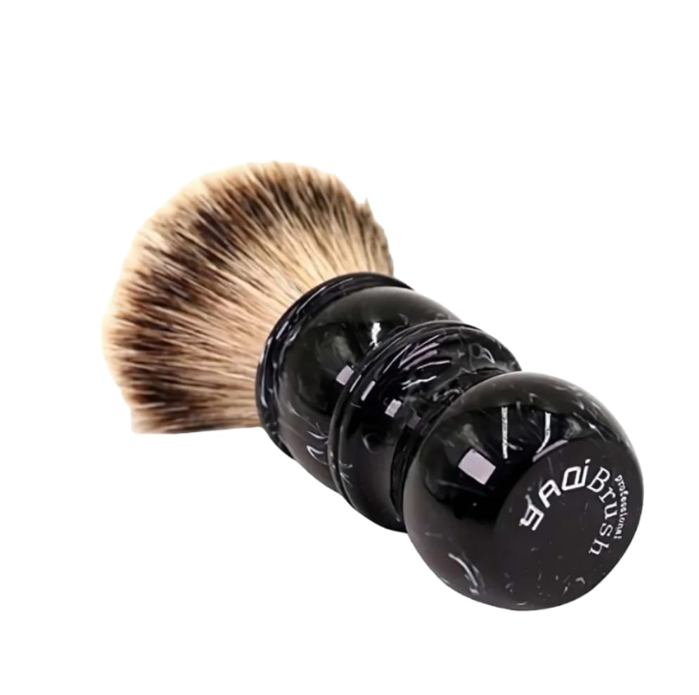 Yaqi - Black Marble SilverTip Badger Shaving Brush