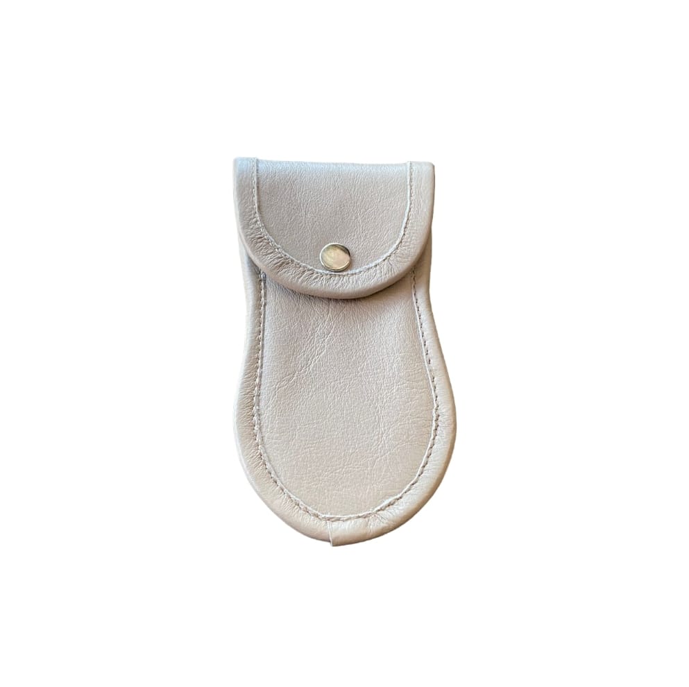 Skeermes - Cream Rounded Safety Razor Pouch