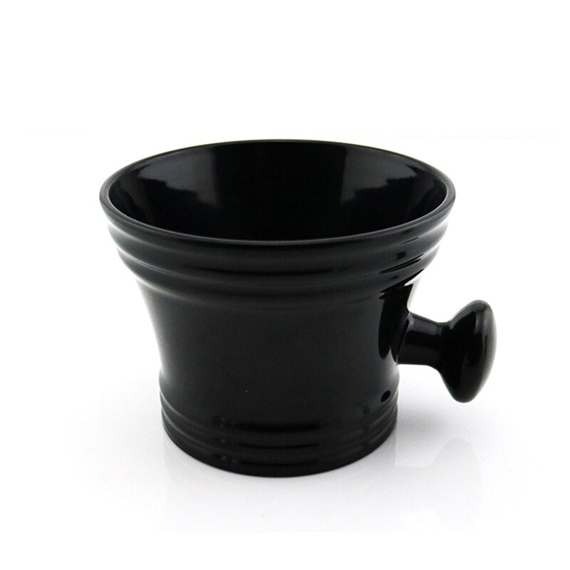 Plastic - Black Shaving Mug