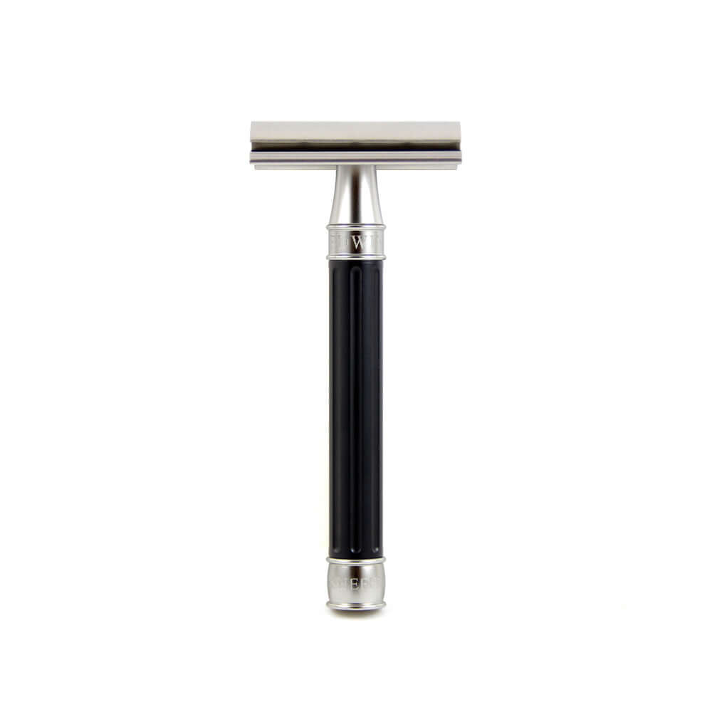 Edwin Jagger – 3ONE6 Stainless Steel Black DE Safety Razor