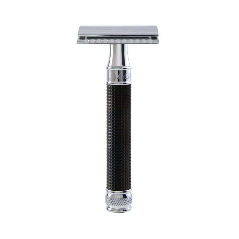 Edwin Jagger – DE89 Black Chrome 3D Diamond DE Safety Razor