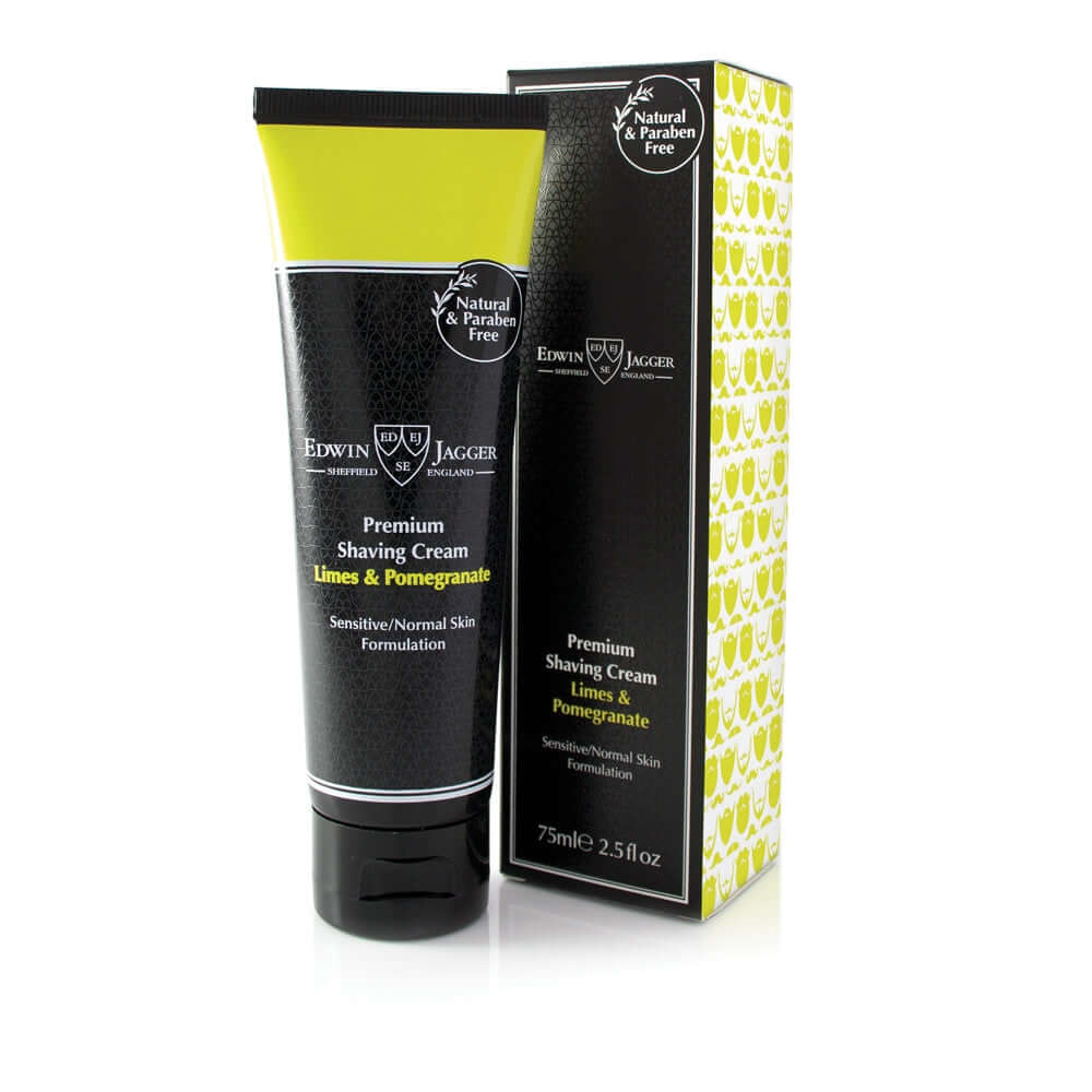 Edwin Jagger – Limes & Pomegranate Shaving Cream 75ml Tube