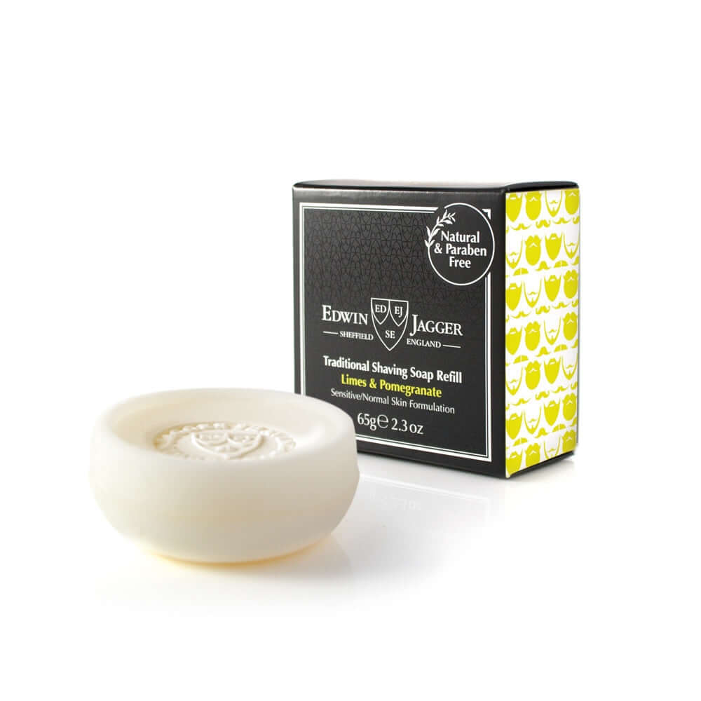 Edwin Jagger – Limes & Pomegranate Shaving Soap Refill 65g