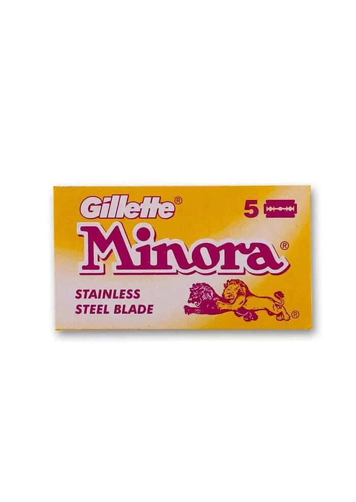 Gillette Minora Stainless Steel - Double Edge Safety Razor Blades