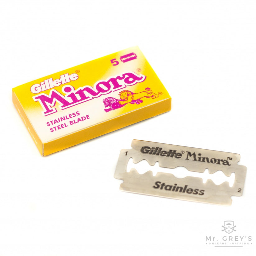 Gillette Minora Stainless Steel - DE Safety Razor Blades