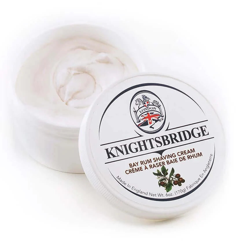 Knightsbridge - Bay Rum Shaving Cream 170g Tub