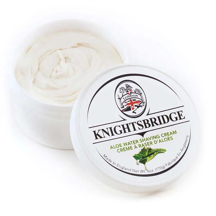 Knightsbridge  – Aloe Water Shaving Cream 170g Tub