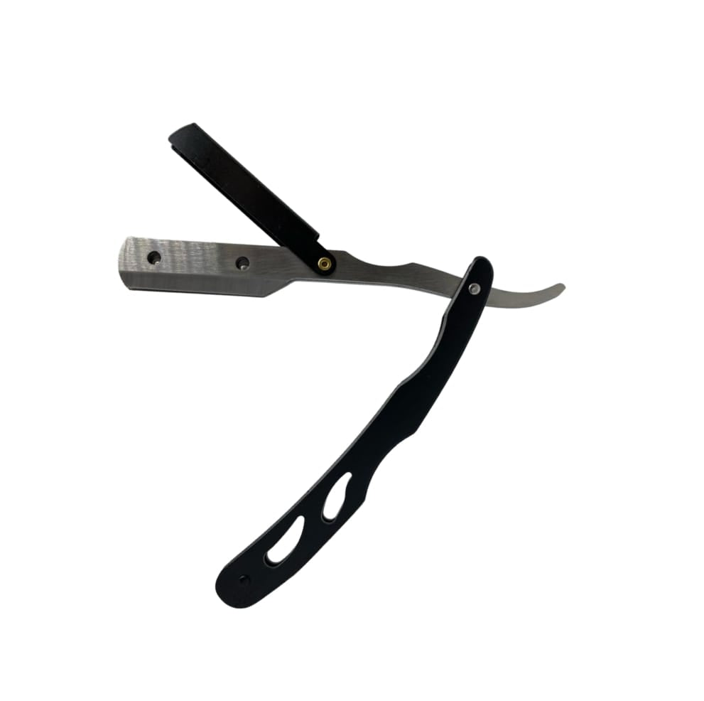 Skeermes - Black & Silver Elite Edge Straight Razor