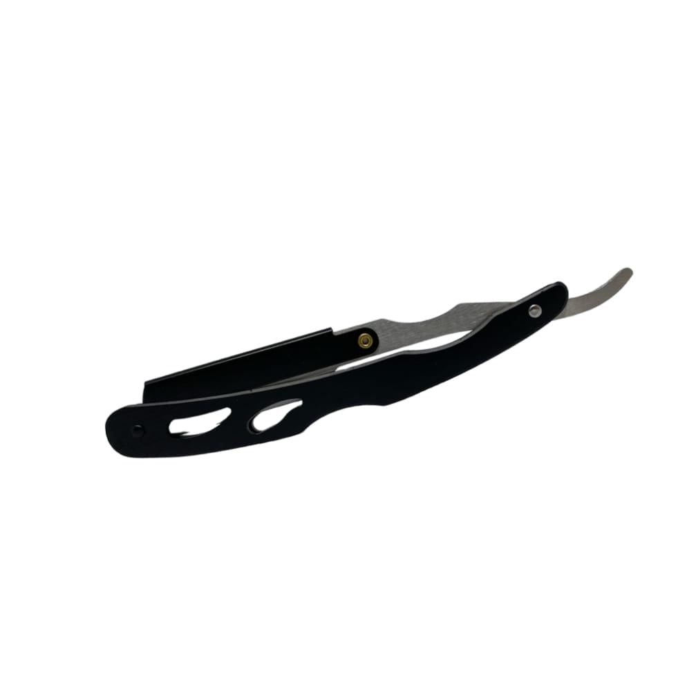 Skeermes - Black & Silver Elite Edge Straight Razor