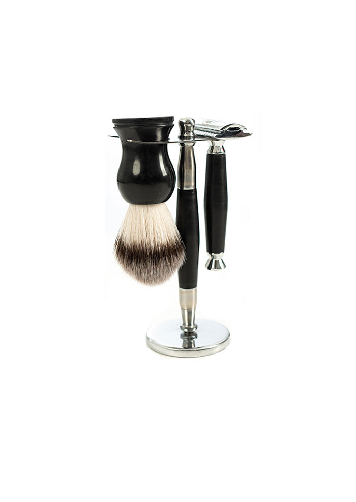 Black - Safety Razor Shaving Set (C8)