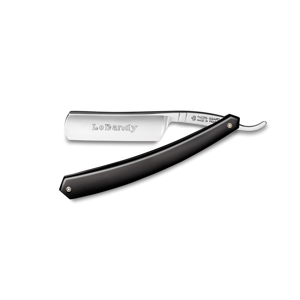 Thiers Issard - Le Dandy Black Plastic Straight Razor.